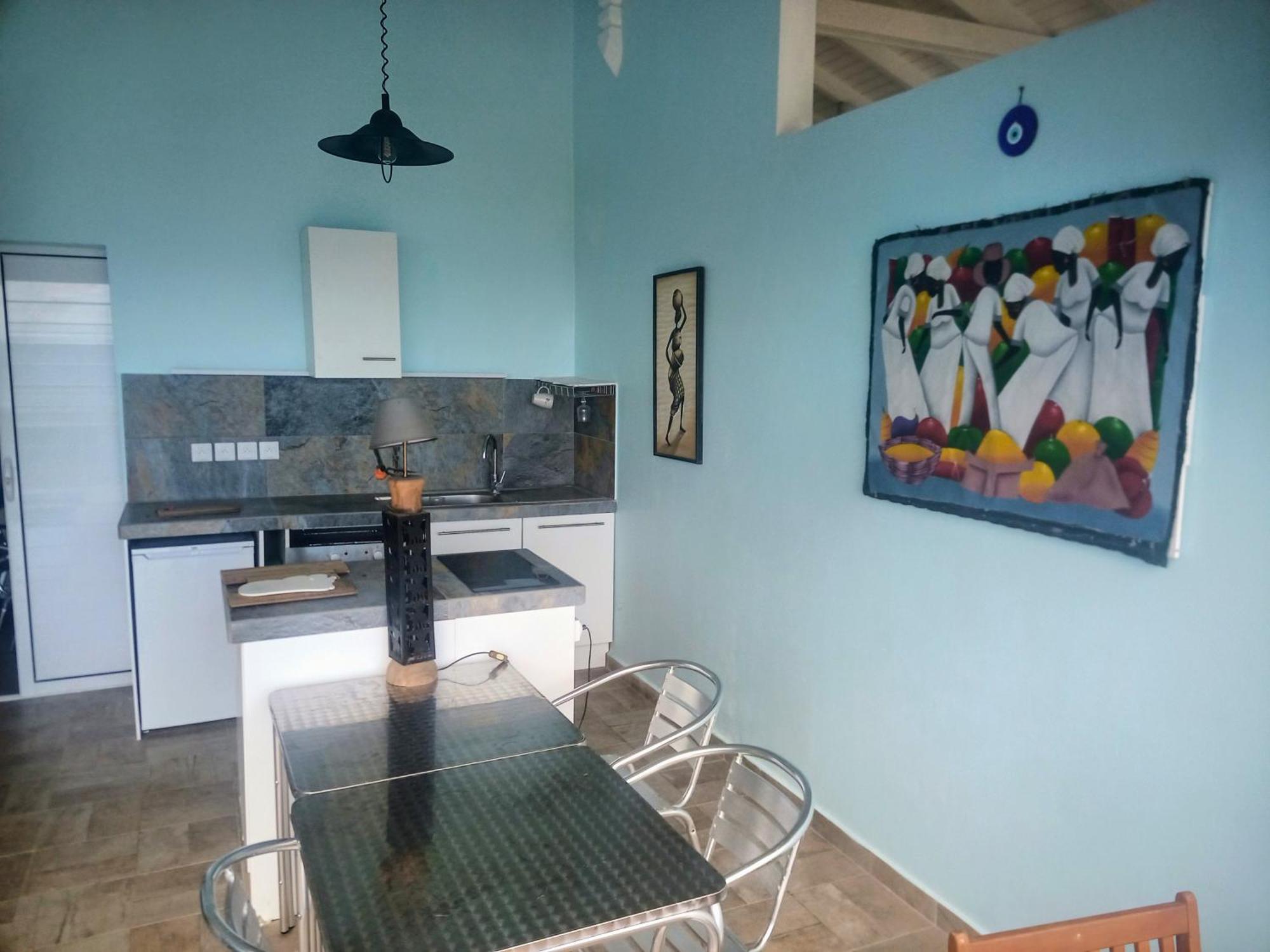Aux Colibris Amoureux : Loft De Standing Avec Vue Mer Grand-Bourg Kültér fotó